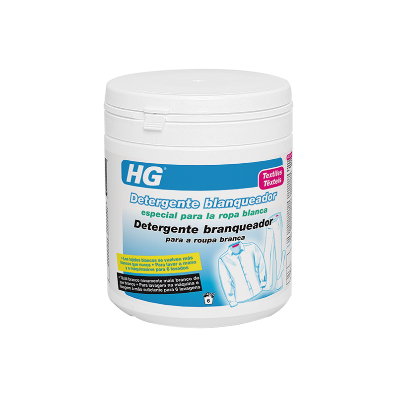 HG DETERGENTE EN POLVO BLANQUEADOR ROPA 500GR