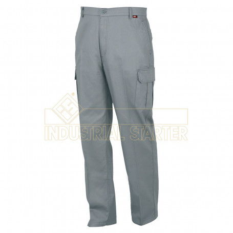 PANTALON GRIS SUMMER ALGODON 100% LIGERO MULTIBOLSILLO TALLA S