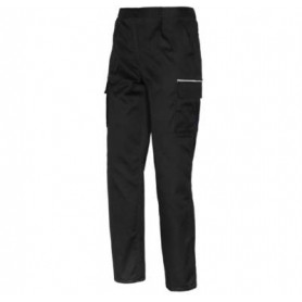 PANTALON NEGRO EUROMIX LIGERO MULTIBOLSILLO TALLA S