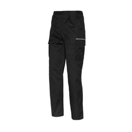 PANTALON NEGRO EUROMIX LIGERO MULTIBOLSILLO TALLA S