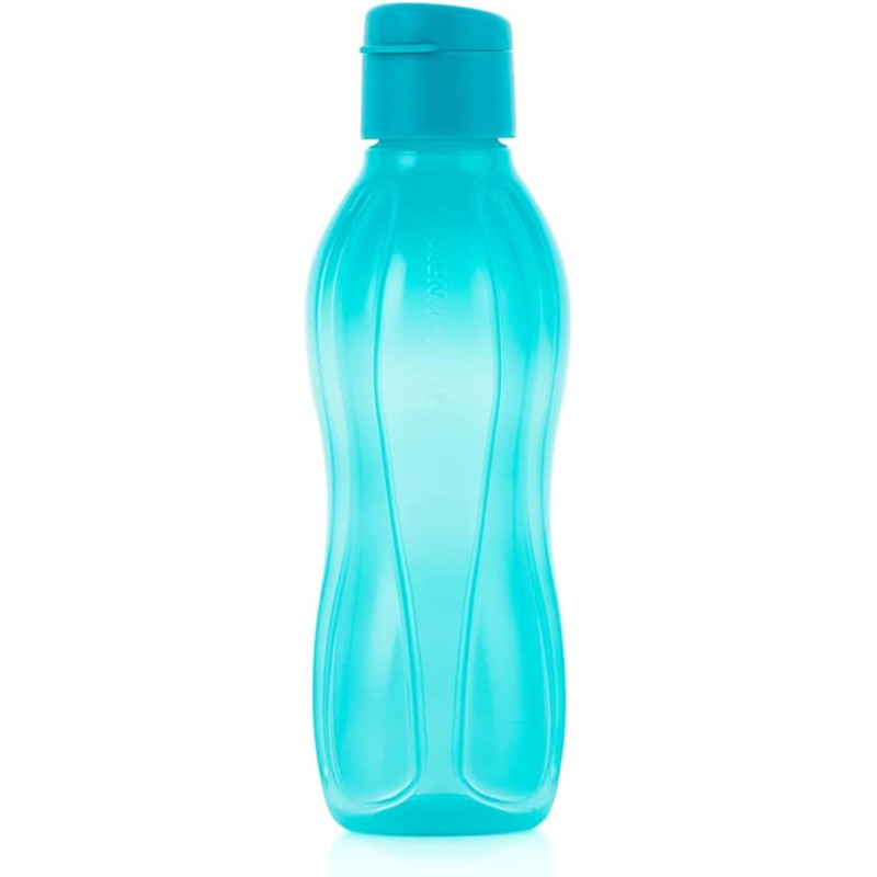 ECOBOTELLA 500ML C/TAPON CLIC TURQUESA  TUPPERWARE